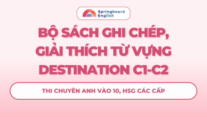 Sách ghi chép, giải thích từ vựng Destination C1-C2